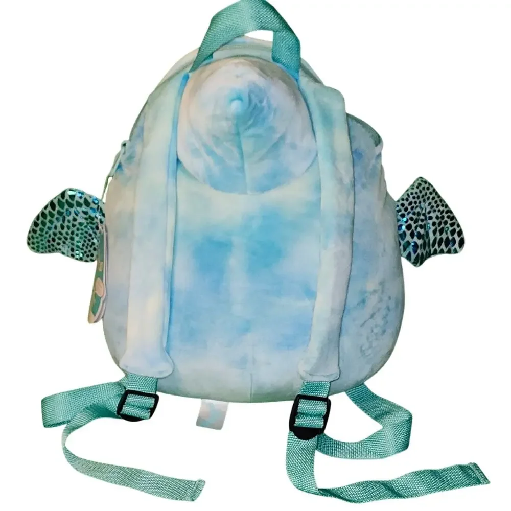NWT Squishmallows Shantira Pterodactyl Plush Backpack Series 2 Tie‑Dye